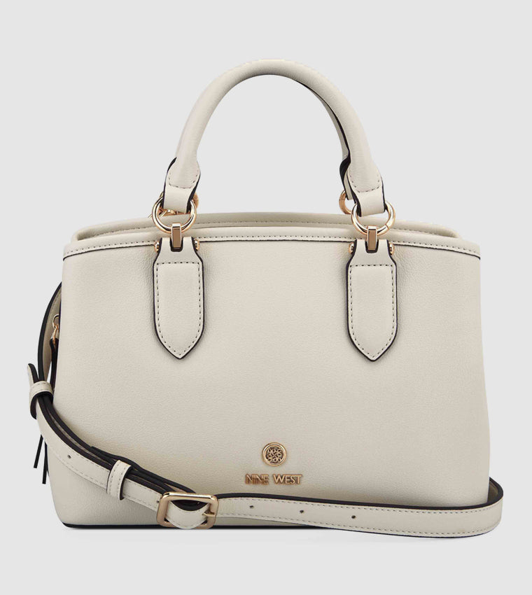 SAOIRSE SMALL SATCHEL BAG OFF WHITE