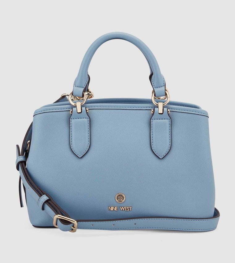 SAOIRSE SMALL SATCHEL BAG BLUE