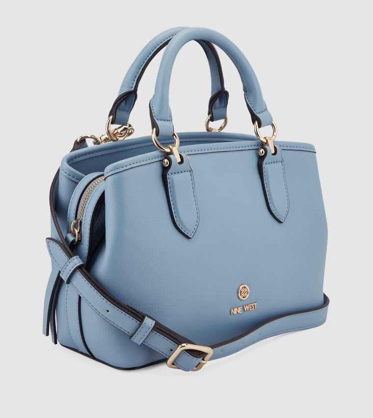 SAOIRSE SMALL SATCHEL BAG BLUE