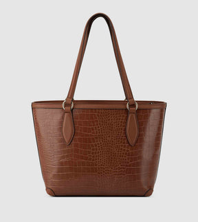 KYELLE MIDI TOTE BAG BROWN