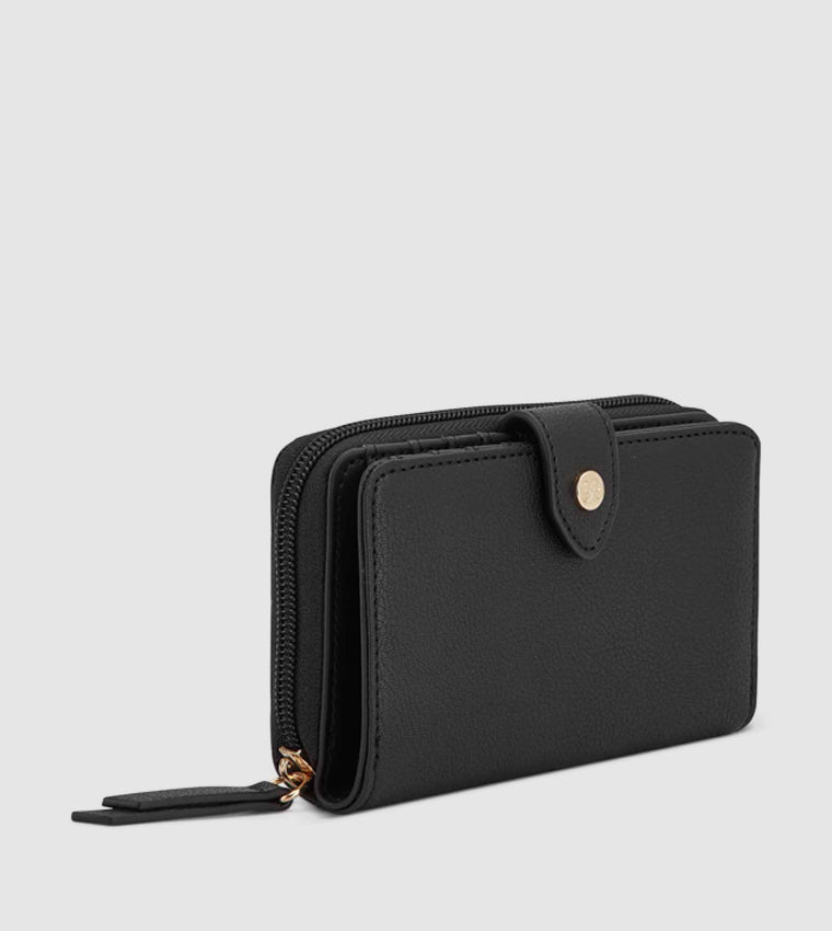 LENNA FRENCH WALLET BLACK