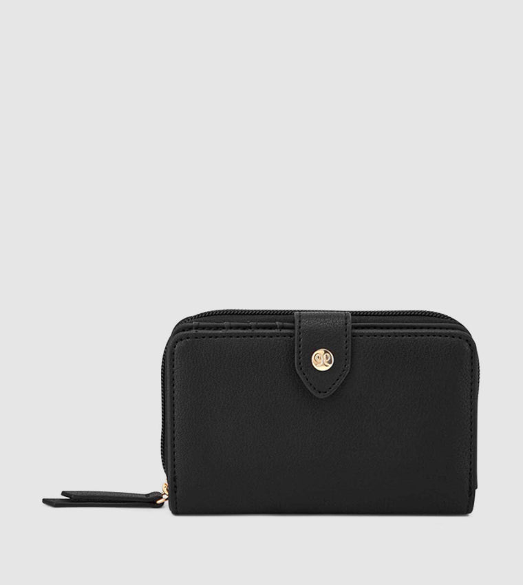 LENNA FRENCH WALLET BLACK