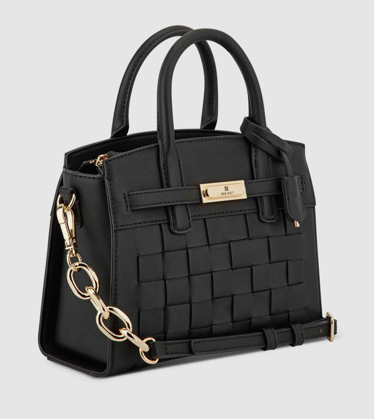 DAX MINI JET SET SATCHEL BAG BLACK