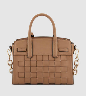 DAX MINI JET SET SATCHEL BAG CAMEL