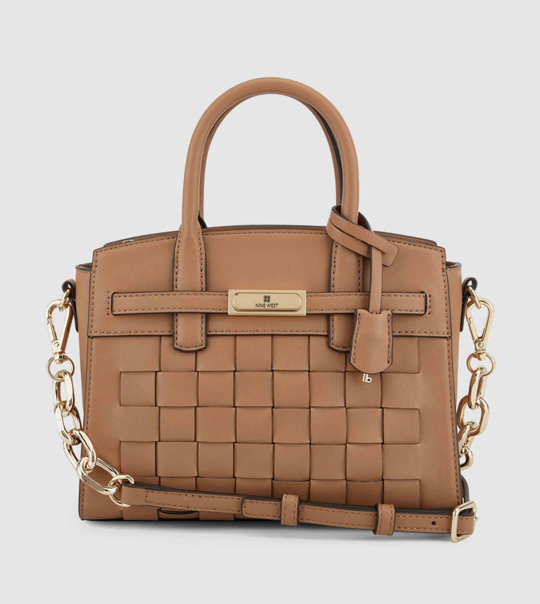 DAX MINI JET SET SATCHEL BAG CAMEL