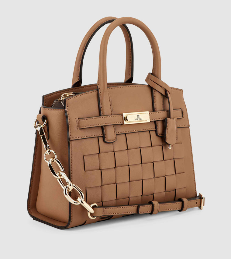 DAX MINI JET SET SATCHEL BAG CAMEL