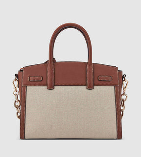 DAX JET SET SATCHEL L BROWN BAG