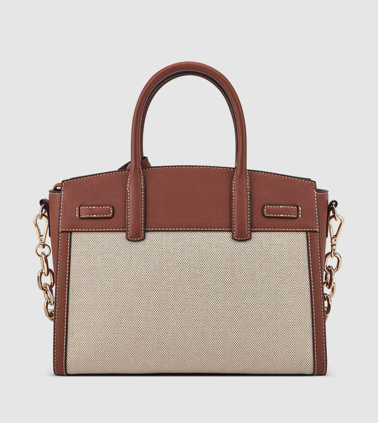 DAX JET SET SATCHEL L BROWN BAG