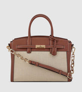 DAX JET SET SATCHEL L BROWN BAG