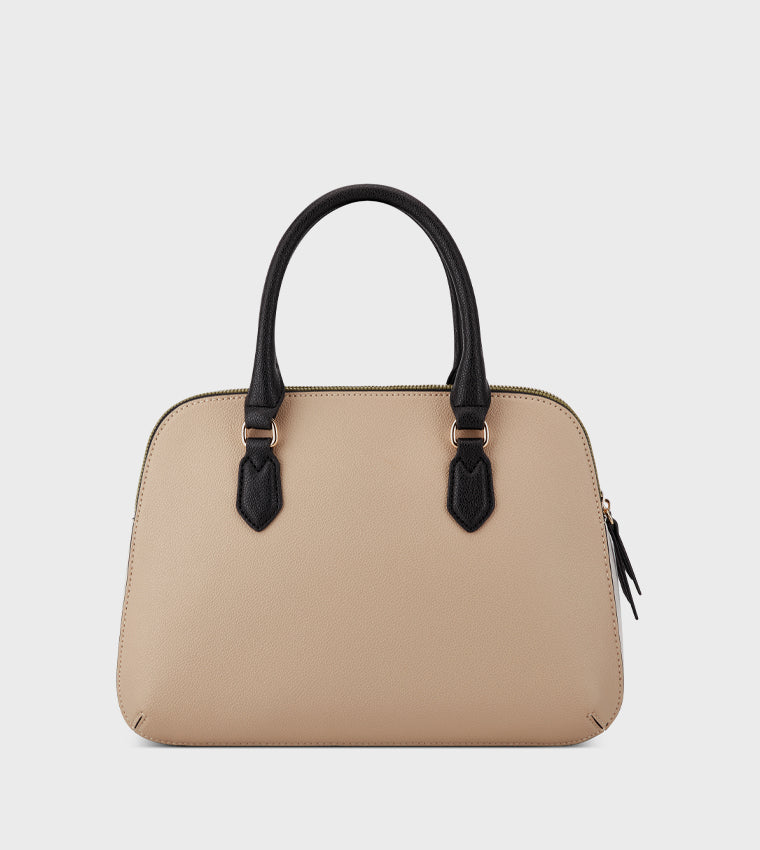 Cibrina Satchel Bag Nude