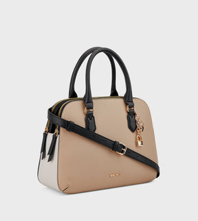 Cibrina Satchel Bag Nude