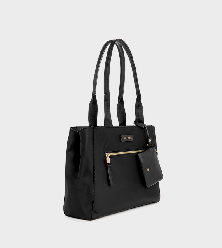 Byron Laptop Tote Bag Black