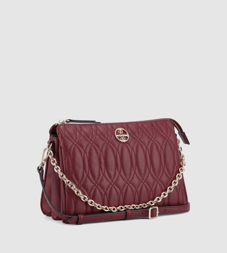 ANGELINA  CROSSBODY BAG BURGUNDY
