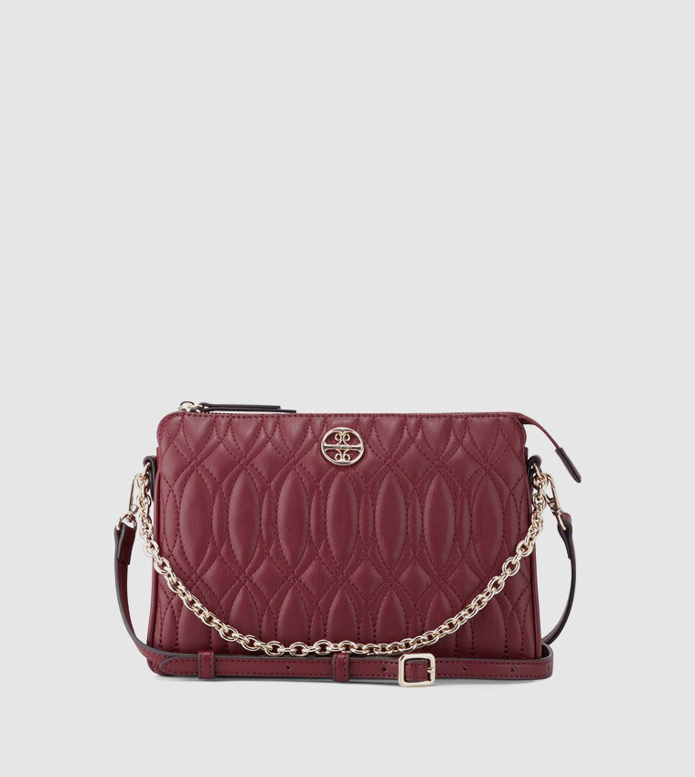 ANGELINA  CROSSBODY BAG BURGUNDY